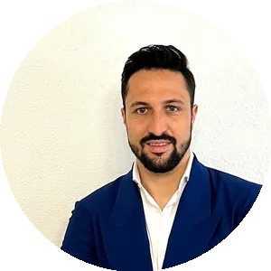 Portrait d'Edoardo Biancheri, cofondateur d'Abitare Affitti Brevi